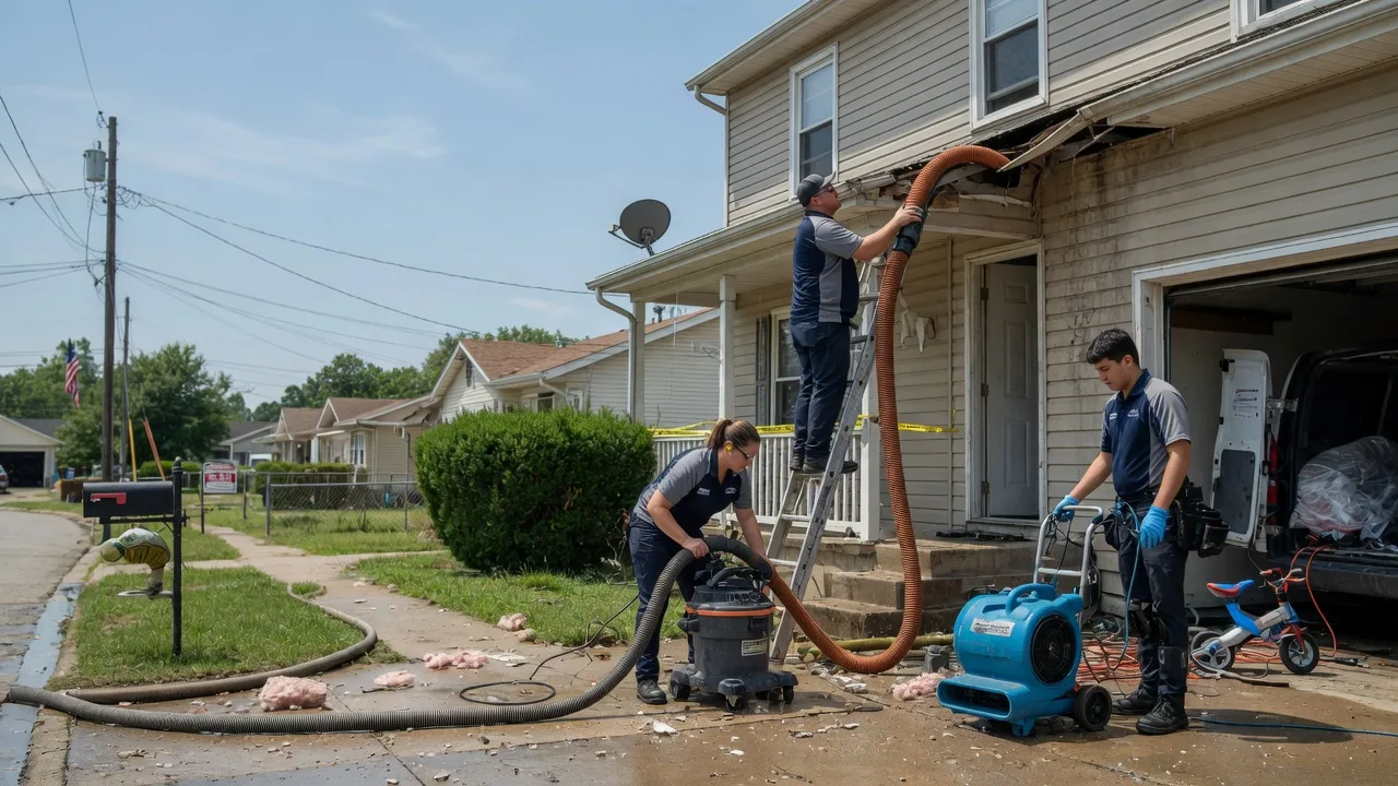 Water Damage Restoration in West College Corner, IN near me